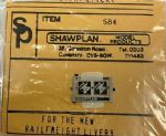 Shawplan: OO Gauge: 584 Motherwell (Hammer and Anvil) Depot Plate