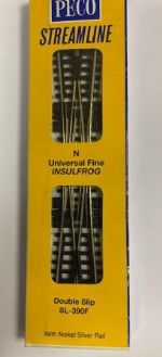 Peco: N Gauge: Streamline Insulfrog Double Slip