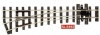 Peco: OO Gauge: Electrofrog Turnout Code 80 Left Hand