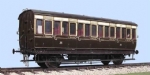 Slater's: O Gauge: GWR 4-Wheeled 3rd Class Carriage