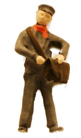 Springside: O Gauge: Postman with bag