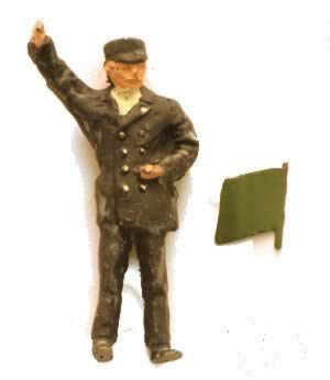 Springside: O Gauge: Guard (With Flag)