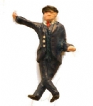 Springside: O Gauge: Fireman (Leaning Against Cab)