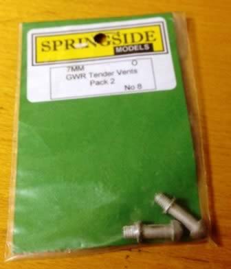 Springside: O Gauge: GWR Tender Vents