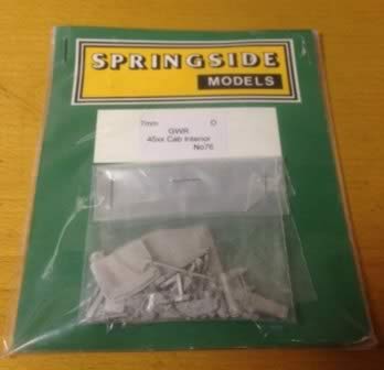 Springside: O Gauge: 45xx Cab Interior