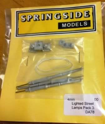 Springside: OO Gauge: Lighted Street Lamps