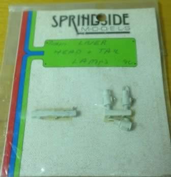 Springside: O Gauge: LNER Head & Tail Lamps