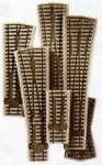 Peco: HO/OO Gauge: Streamline Ballast Inland Large Radius Right Hand Turnout