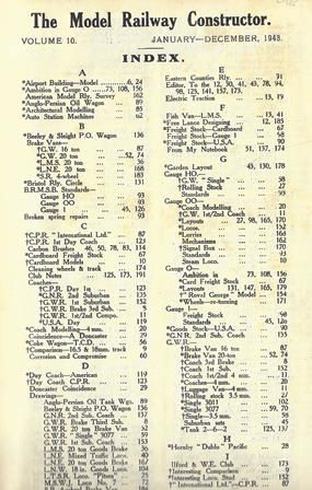 The Model Railway Constructor - Volume Ten (January - December 1943)