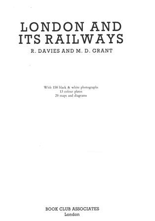 London And Its Railways