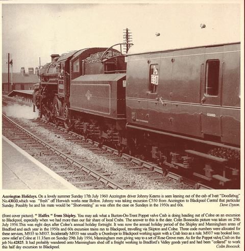 Scenes From The Past: 26 (Part One) - Journeys By Excursion Train From East Lancashire: Colne, Nelson, Burnley, Accrinton & Blackburn