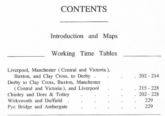 London Midland And Scottish Railway Company (Midland Division) - Working Time Table Of Passenger Trains Between Liverpool, Manchester, And Derby, And Branches - October 7th 1946 To May 4th 1947 Inclus
