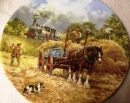 The Midday Local. Limited edition Ceramic Plate by John Chapman Bradex 26-W90-45.2