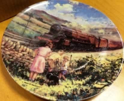 The Royal Scot. Limited edition Ceramic Plate by Paul Gribble Bradex 26-B10-1.4