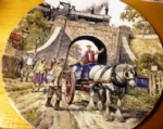 The Sunday Excursion. Limited edition Ceramic Plate by John Chapman Bradex 26-W90-45.5