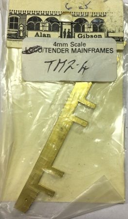 Alan Gibson: OO Gauge: 4mm LMS 7'6'' x 7'6'' Tender Mainframes (Pair)