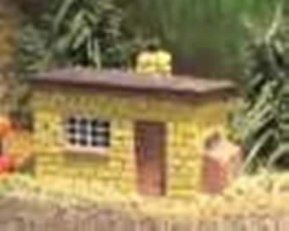 Tencommandments: OO Gauge: Stone Lineside Hut