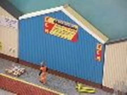 Tencommandments: OO Gauge: Small Modern L/Relief Industrial Building (No Door)