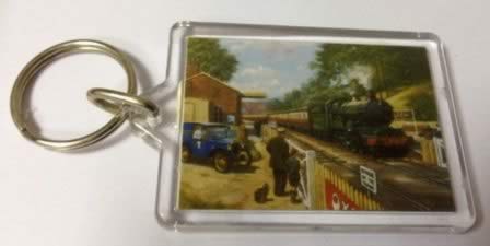 Rothbury: Keyring: Train Spotting With Grandad