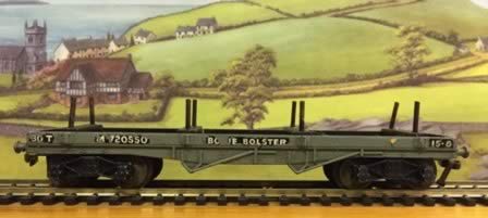 Hornby: Dublo OO Gauge: 4610 Bogie Bolster Wagon 'M720550'