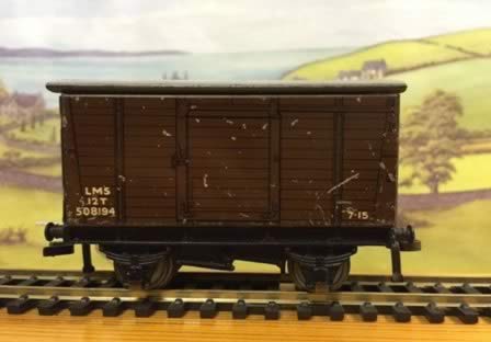 Hornby: Dublo OO Gauge: 12T Van LMS '508194'