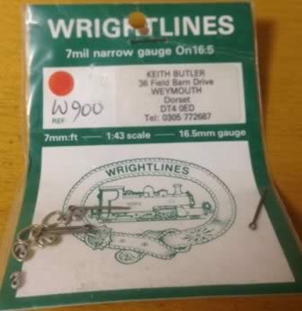 Wright: O Gauge: Couplings