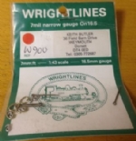 Wright: O Gauge: Couplings