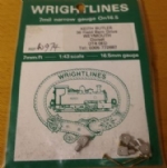 Wright: O Gauge: Small Plumb Couplings