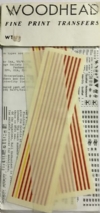 Woodhead: N Gauge: Fine Print Transfers